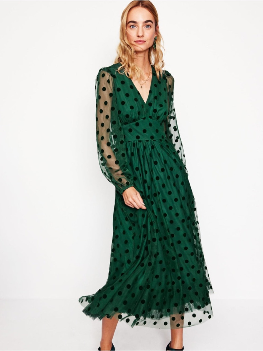 Boden Christina Tulle Midi Dress